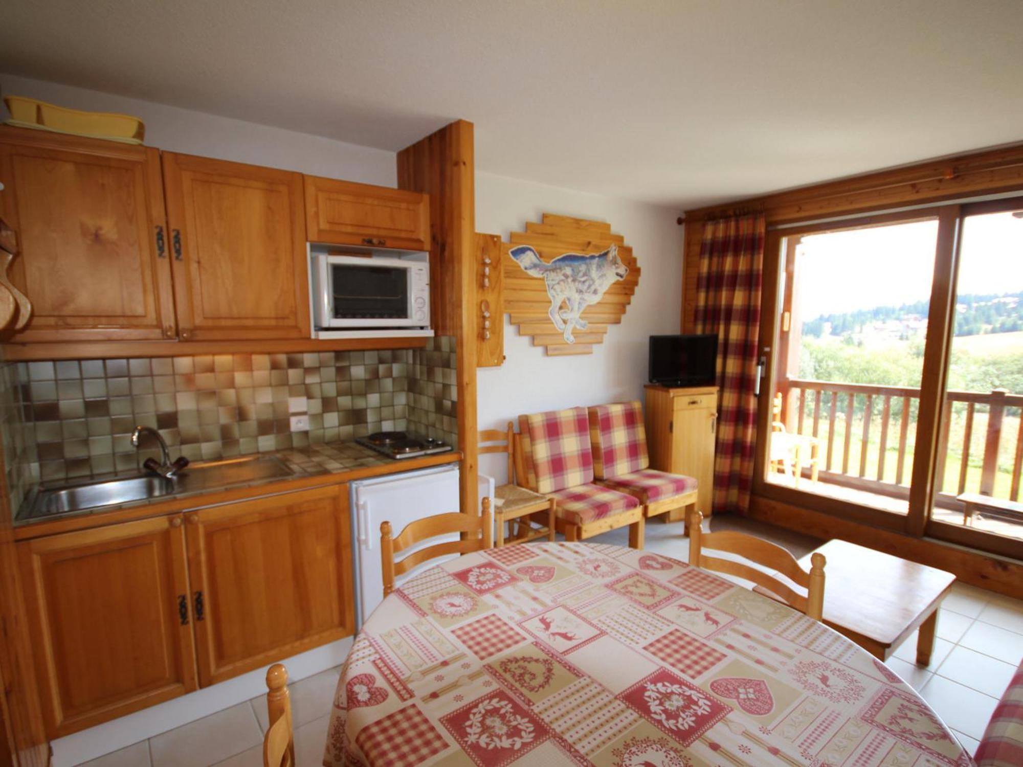 Les Saisies - Appart 6 Pers, Balcon, Equipements Complets - Fr-1-293-105 Exteriör bild